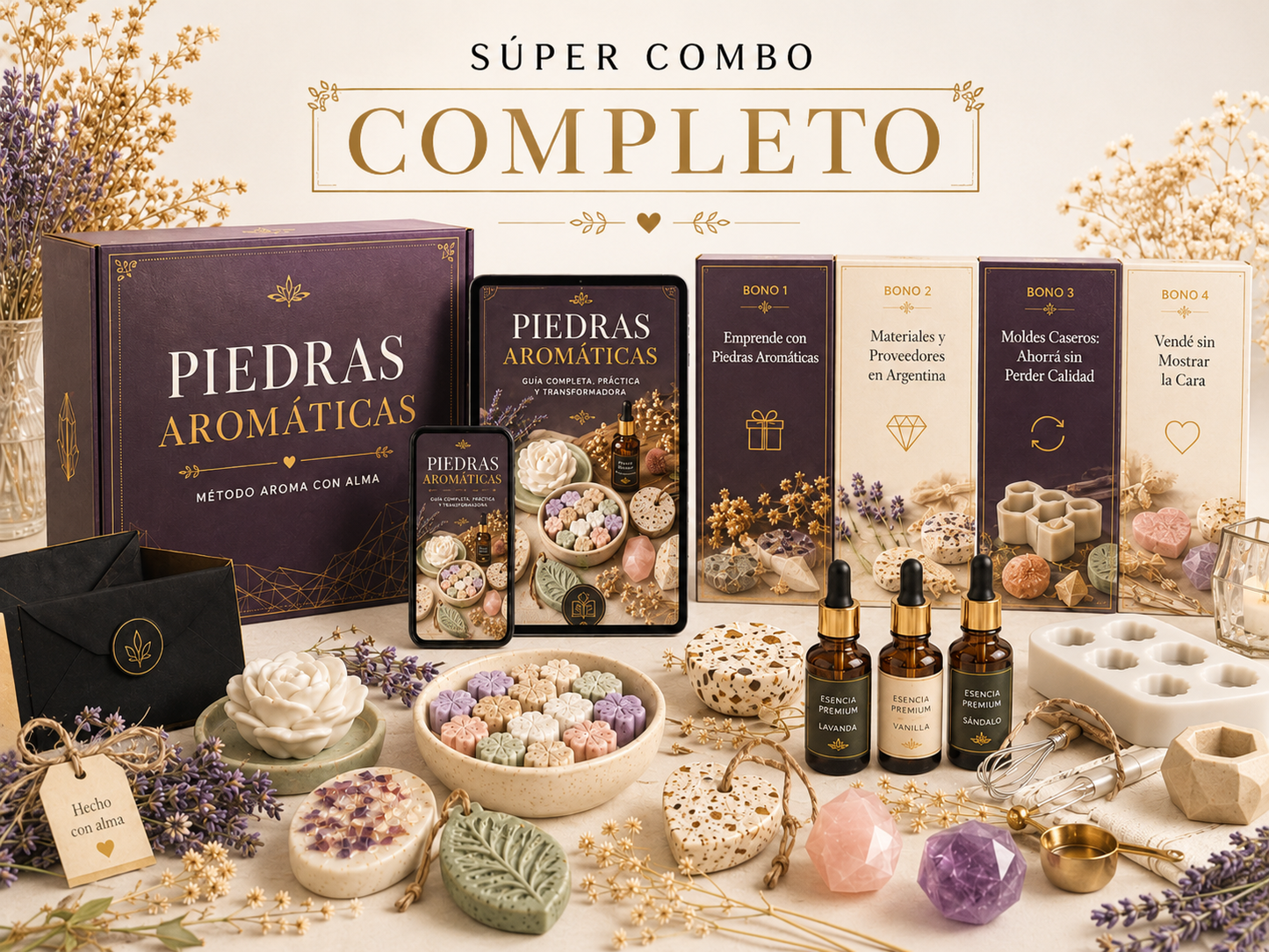 Piedras Aromáticas + 4 bonus